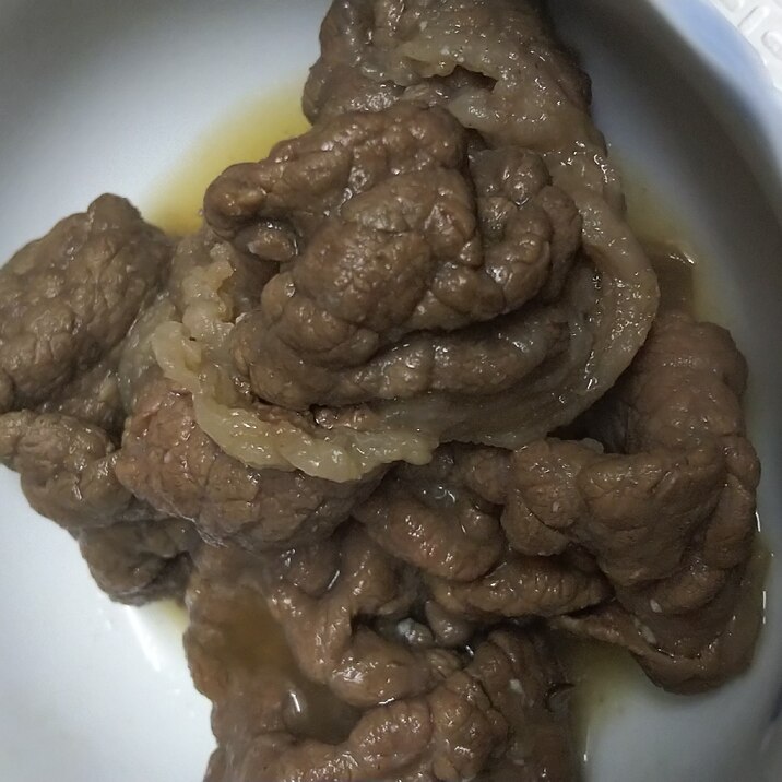 牛肉ロースのしぐれ煮